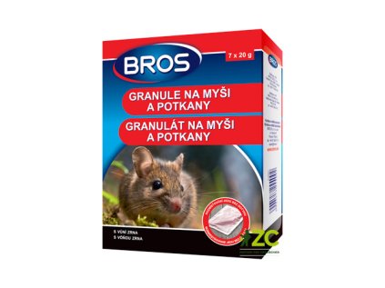 Granule na myši a potkany BROS 140g