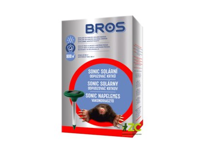 Odpudzovač krtkov BROS Sonic solárne