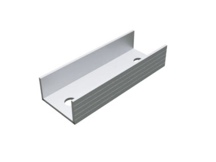 Fotovoltaický panel Spojka pre montážne profily 40x40 strieborná