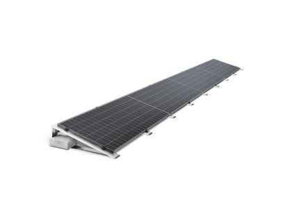 Fotovoltaický panel Montážny systém pre panely na rovnú strechu 15° PB-096