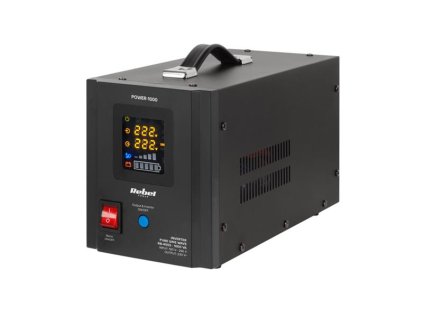 Záložný zdroj Zdroj záložný REBEL POWER-1000 12V 230V 1000VA 700W Black