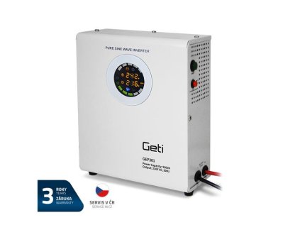 Záložný zdroj Zdroj záložný GETI GEP301 sinus 300W nástenný (500VA)