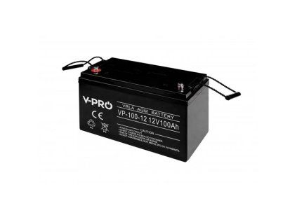 Fotovoltaický panel Batéria AGM 12V 100Ah V-PRO
