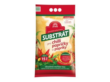 Substrát pre čili papričky a papriky FORESTINA Profík 15l