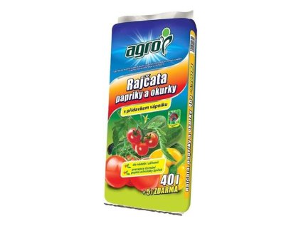 Substrát pre paradajky a papriky AGRO 45l