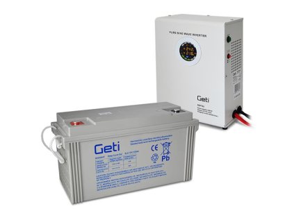 Záložný zdroj GETI GEP701 700W sinus s gélovou batériou 120 Ah