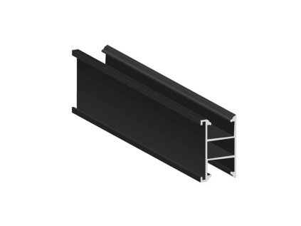 Fotovoltaický panel Hliníkový montážny H profil 30×50 mm, dĺžka 3,44 m, čierny