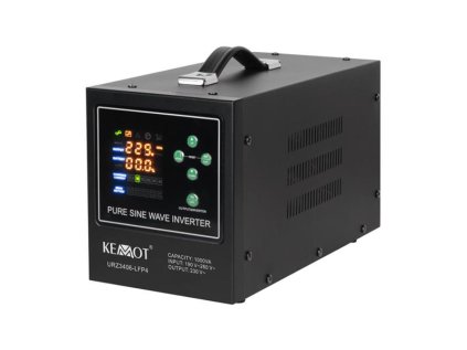 Záložný zdroj KEMOT PROsinus-1000-LFP4 12V/230V 1000VA 700W