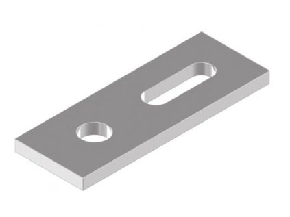 Fotovoltaický panel Montážny adaptér ku kombi skrutkám A2 80x30x4 mm