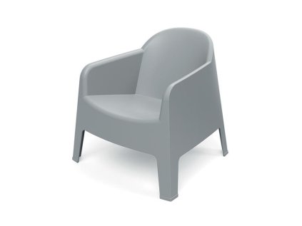 Záhradné kreslo MILANE 745x730x735 mm – sivé