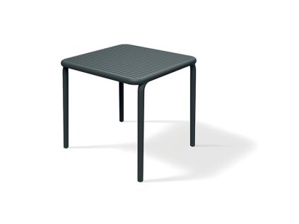 Záhradný stôl BRENE 79,5 × 79,5 cm - uhoľná