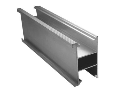 Fotovoltaický panel Hliníkový montážny H profil 30×50 mm, 3,44 m, strieborný