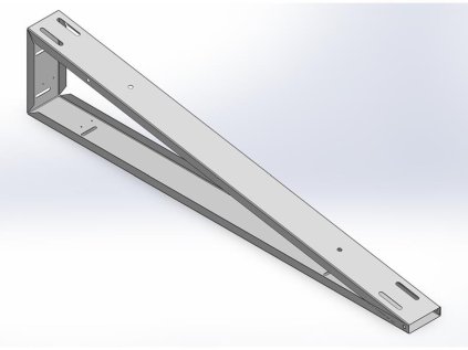 Fotovoltaický panel Montážny systém pre panely na rovnú strechu 15° - trojuholníková podpera