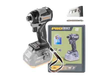 Rázový uťahovák AKU PROCRAFT Industrial ID20Abb bez batérie
