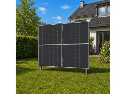 Fotovoltaický panel Plotová konštrukcia TIPA pre 2 solárne panely 910Wp