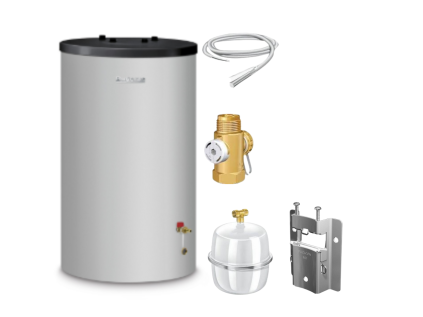 Zásobník teplej vody Buderus Set S120, strieborný