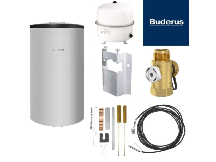 Zásobník teplej vody Buderus Set S160, strieborný