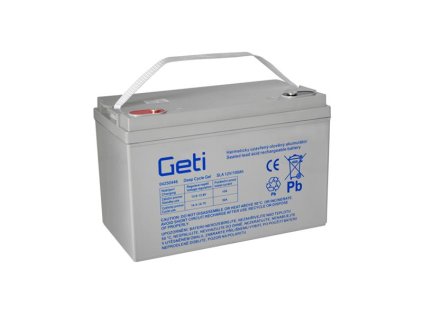 Fotovoltaický panel Gélová batéria 12V 100Ah GETI pre soláre