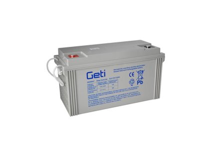Fotovoltaický panel Gélová batéria 12V 120Ah GETI pre soláre