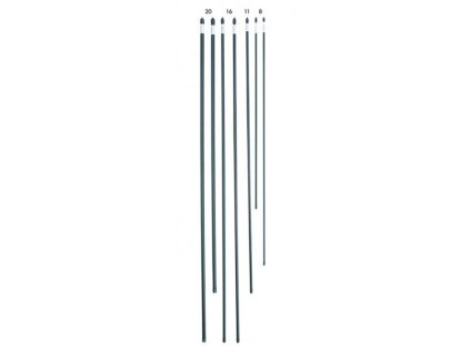 Tyč 11mm/180cm oceľ+PE