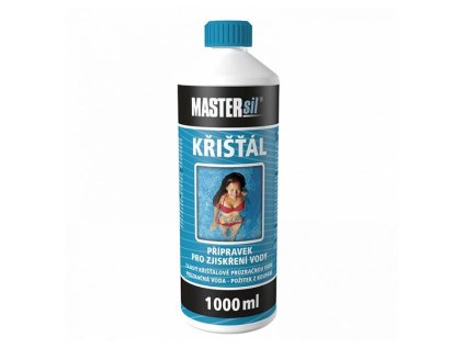 Prípravok na prejasnenie bazénovej vody MASTERsil Krištáľ 1l