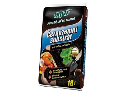 Čiernozemný substrát pre celú záhradu AGRO 18 l