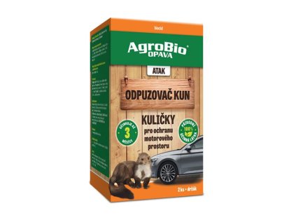 Odpudzovacie guličky proti kunám AGROBIO Atak, 2 ks