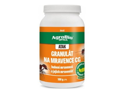 Granule proti mravcom AGROBIO Atak CG 100 g