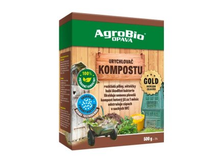 Prípravok na urýchlenie kompostovania AGROBIO Gold 500 g