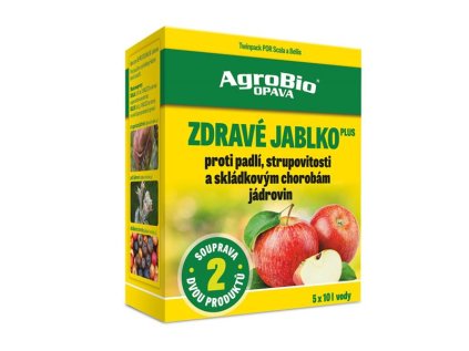 Prípravok proti šupinatosti a múčnatke AGROBIO Zdravé jablko Plus