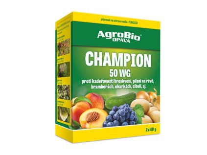 Prípravok proti hubovým chorobám AGROBIO Champion 50 WG 2x40 g