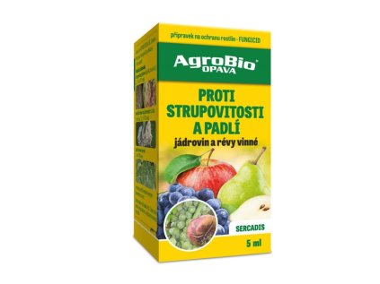Prípravok proti strupovitosti a múčnatke AGROBIO Sercadis 5 ml