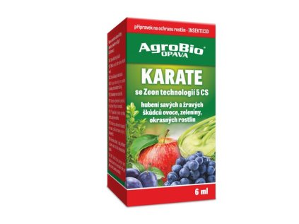 Prípravok proti hmyzu AGROBIO Karate Zeon 5 CS 6 ml