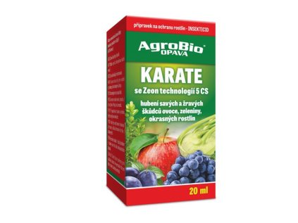 Prípravok proti hmyzu AGROBIO Karate Zeon 5 CS 20 ml