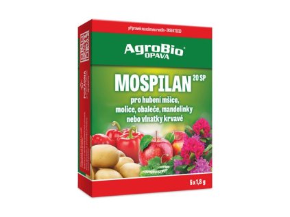 Prípravok proti voškám a moliciam AGROBIO Mospilan 20 SP 5 × 1,8 g
