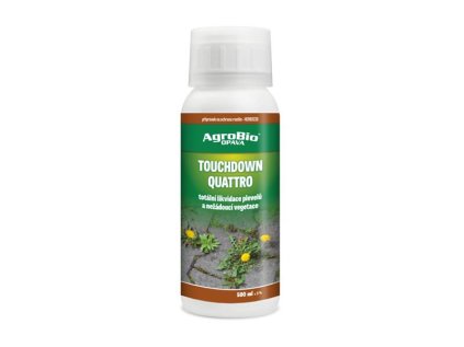 Prípravok proti jednoročným a viacročným burinám AGROBIO Touchdown Quattro 500 ml