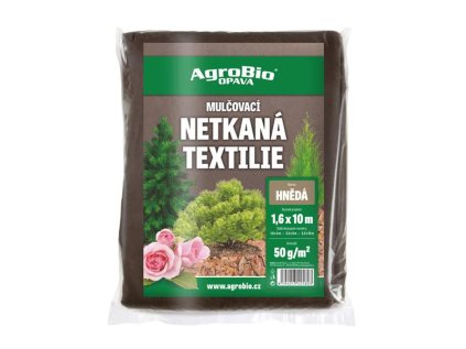 Mulčovací hnedá netkaná textília AGROBIO 1,6 × 10 m