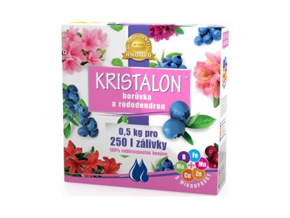 Kryštalické hnojivo pre čučoriedky a rododendrony KRISTALON 0,5 kg
