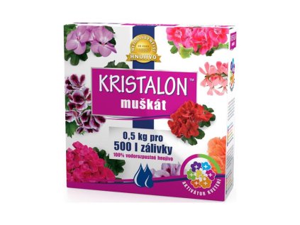 Kryštalické hnojivo pre muškáty KRISTALON 0,5 kg