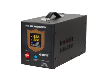 Záložný zdroj Zdroj záložný KEMOT PROsinus-1000 12V 230V 1000VA 700W Black