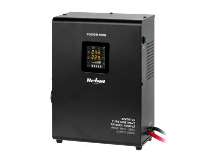 Záložný zdroj Zdroj záložný REBEL POWER-1000 12V 230V 1000VA 700W Black nástenný