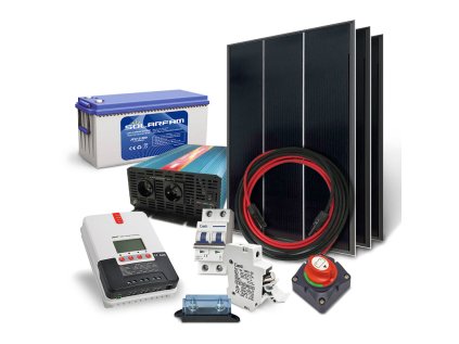 Solárny ostrovný set SOLARFAM 540Wp, 12V, batéria 200Ah, menič 230VAC 2000W