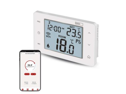 Izbový programovateľný drôtový WiFi GoSmart termostat P56201