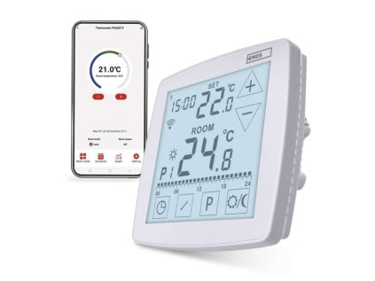 Podlahový programovateľný drôtový WiFi GoSmart termostat P56S01F