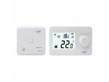 Bezdrôtový neprogramovateľný termostat PNI CT22 s podsvieteným displejom