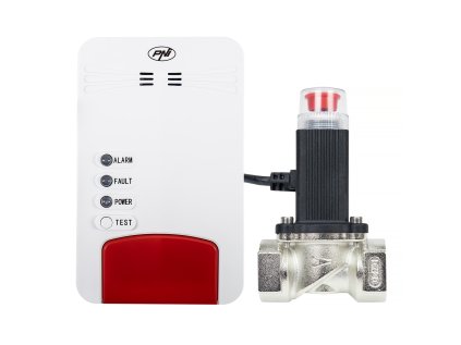 Sada PNI Safe House Kit 250: detektor CO a zemného plynu s ventilom 3/4"