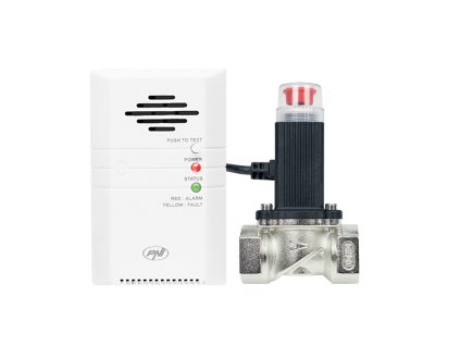 Sada PNI Safe House Kit 400: detektor plynu s elektromagnetickým ventilom 3/4"