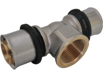 TYTAN PEX T-kus lisovací, vnútorný závit 20x3/4"Fx20, čeľuste „U“ a „TH“