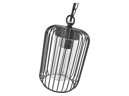 Zahradné závesné svietidlo SALVIA, 16 x 16 x 76 cm, 1 x E27, 15 W
