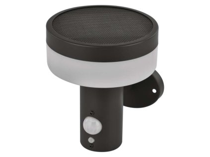 LED záhradné solárne nástenné svietidlo TERION, senzor súmraku, 12,5 x 14,7 x 14,6 cm